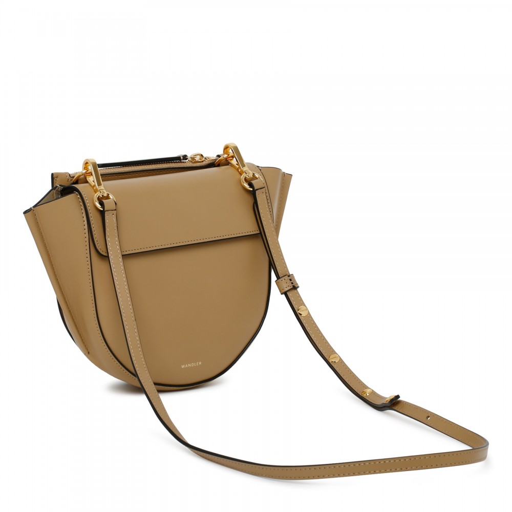 Hortensia gingerbread-hue mini bag