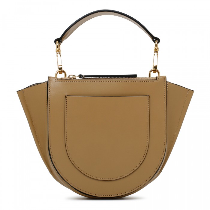 Hortensia gingerbread-hue mini bag