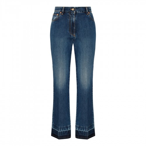 VLogo blue denim jeans