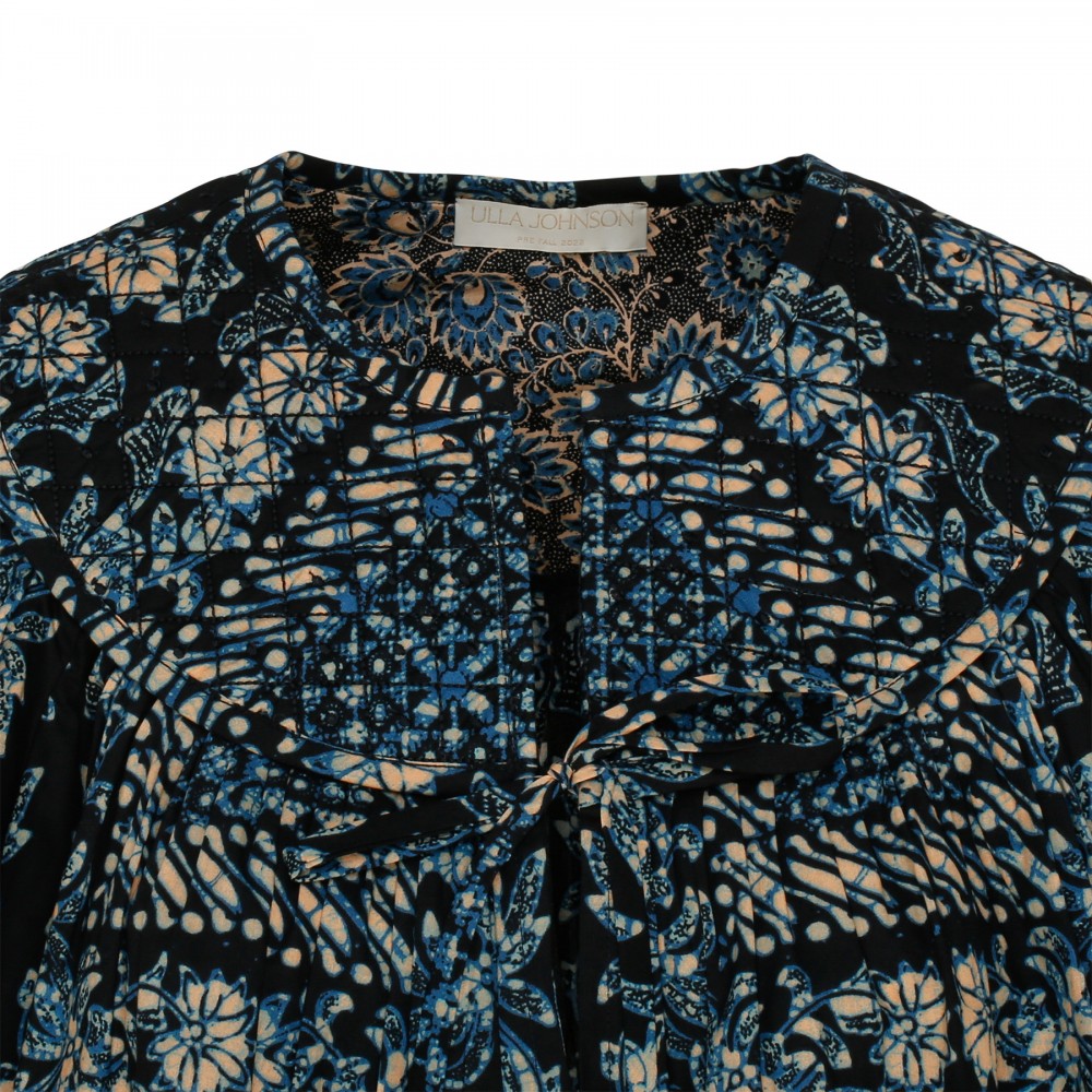 Satima printed blue blouse