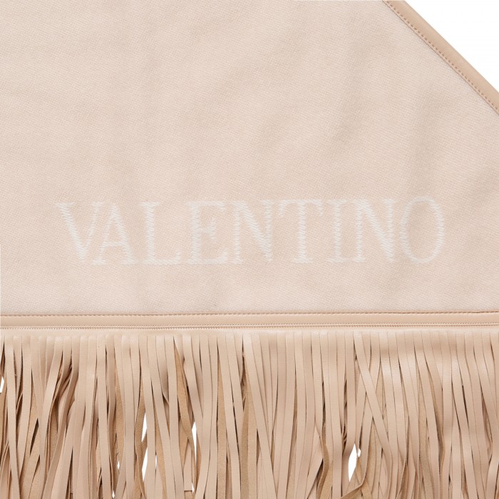 Poudre pink cashmere wrap