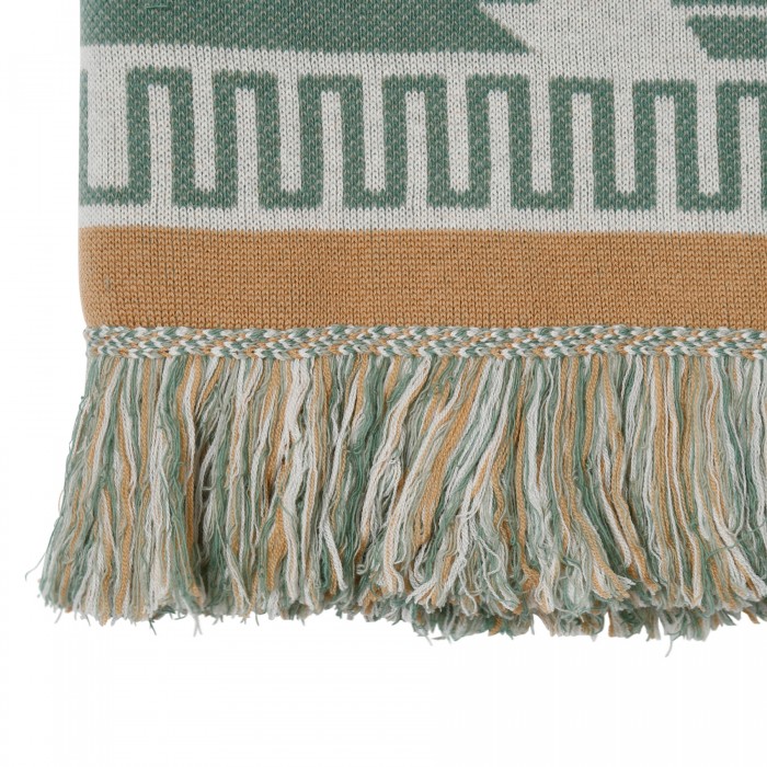 Icon jacquard blanket
