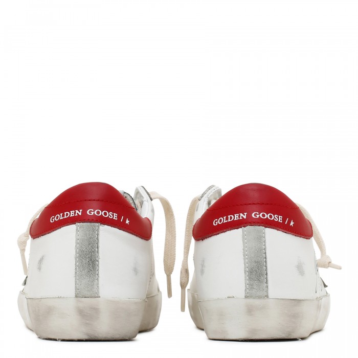 Super-Star Penstar white and red sneakers