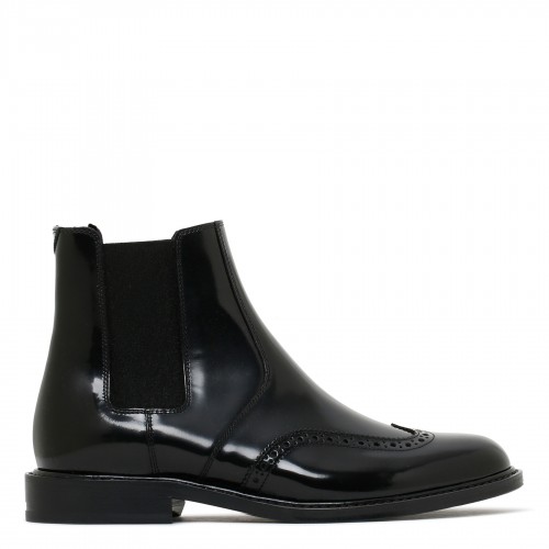 Army black Chelsea boots