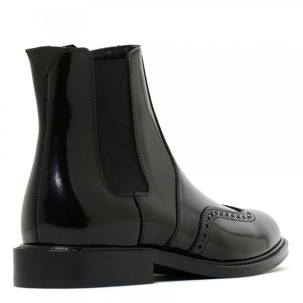 Army black Chelsea boots