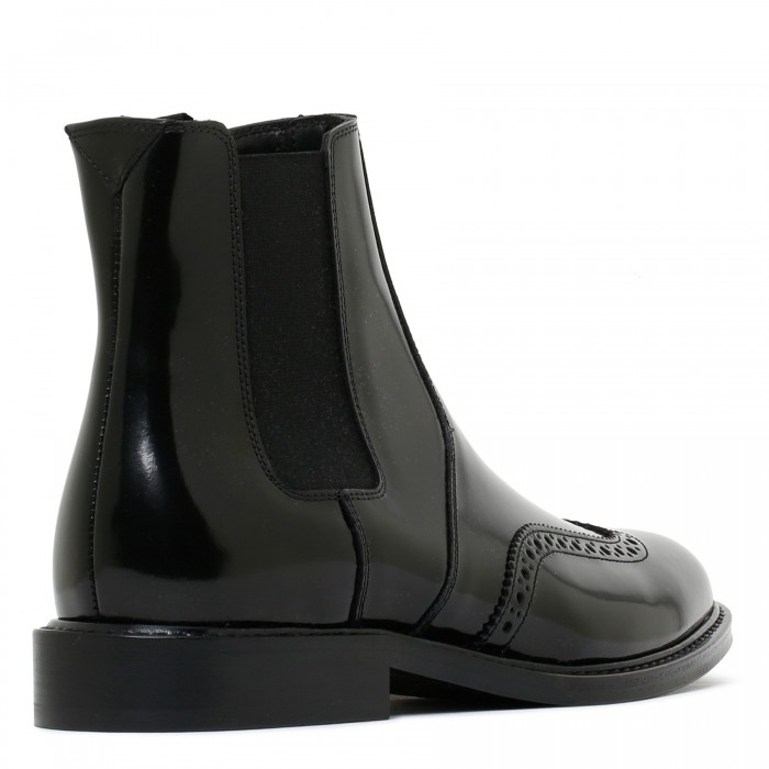 Army black Chelsea boots