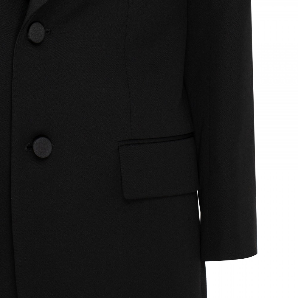 Black wool blazer