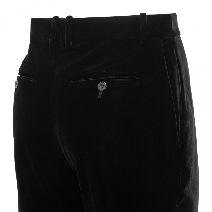 Cupro velvet pants
