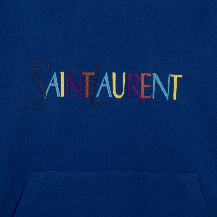 Logo blue hoodie