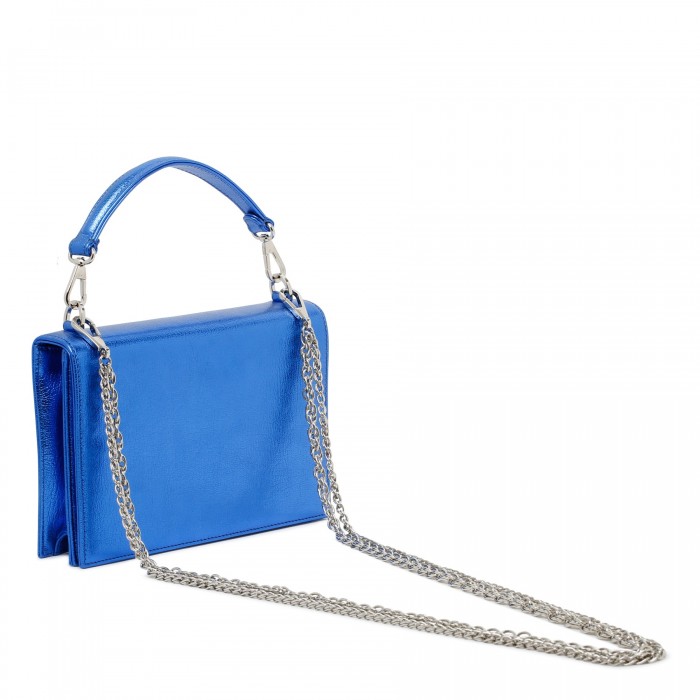 Sixty metallic cobalt blue bag