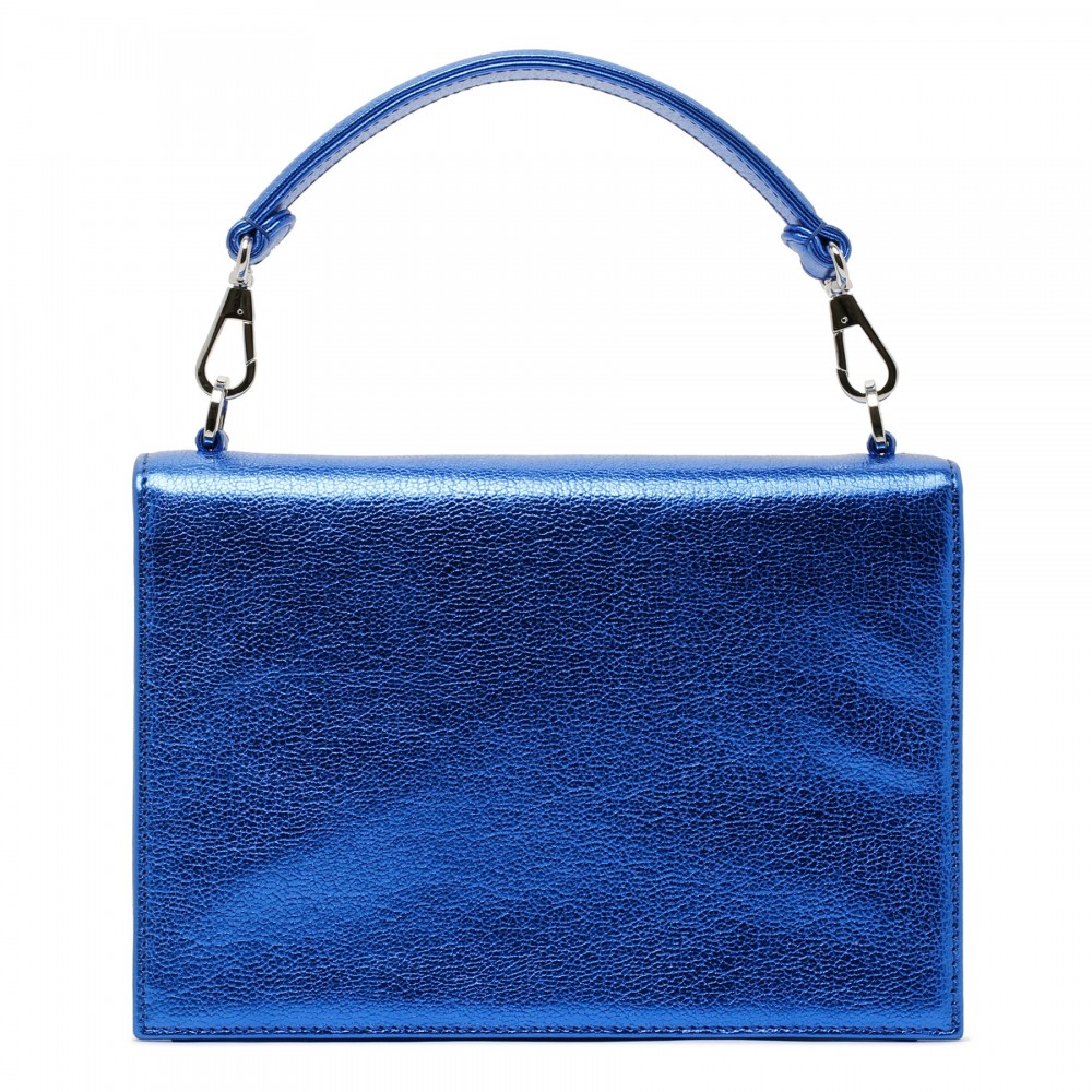 Sixty metallic cobalt blue bag