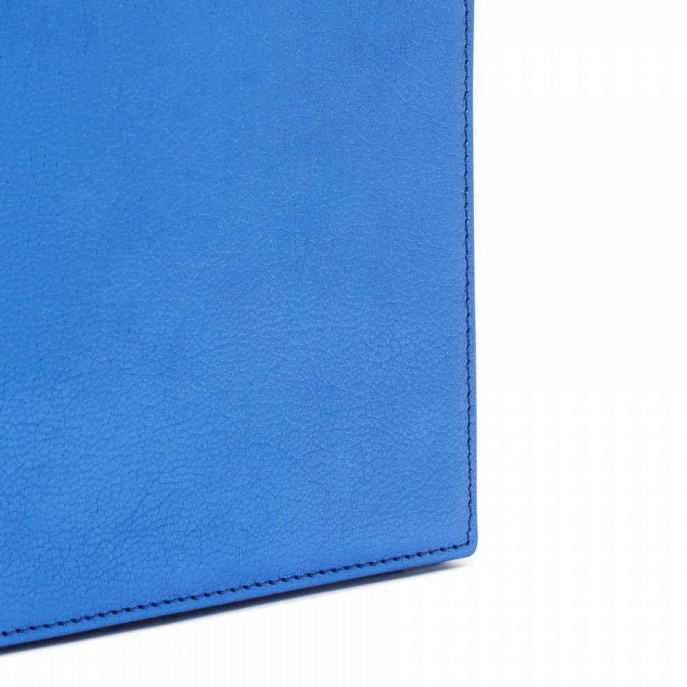 Sixty metallic cobalt blue bag