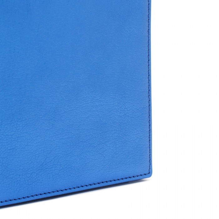 Sixty metallic cobalt blue bag