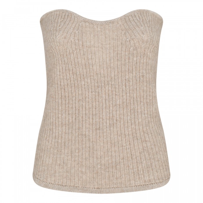 Blaze wool-blend top