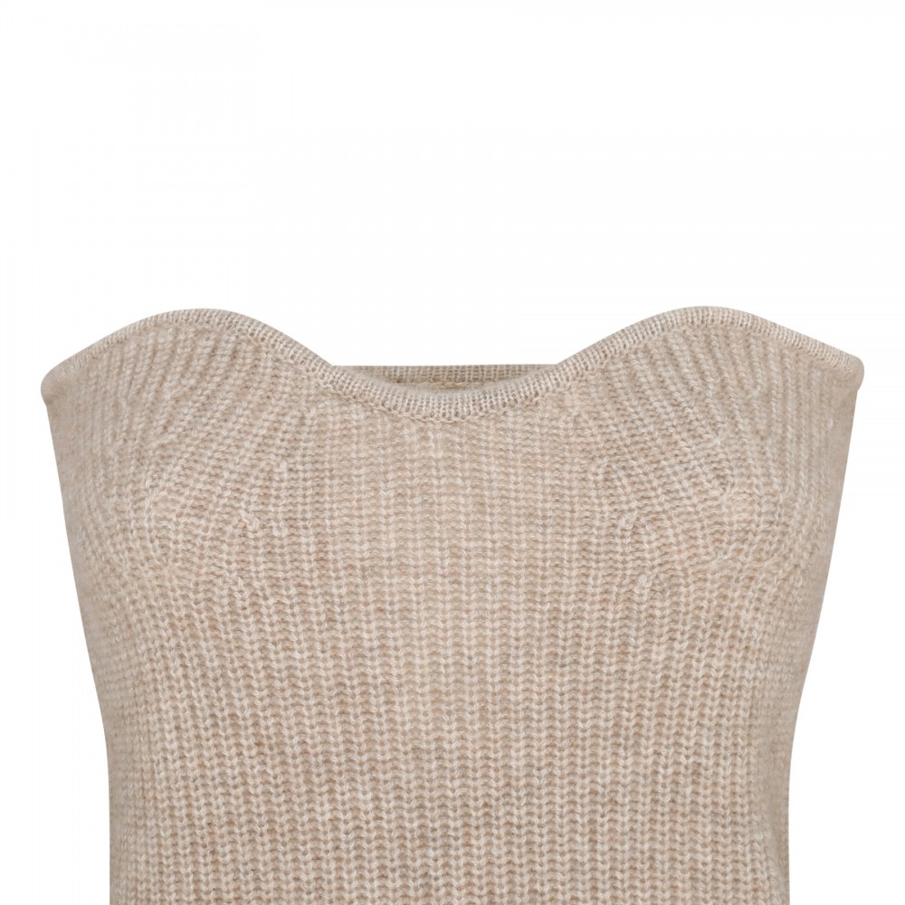 Blaze wool-blend top