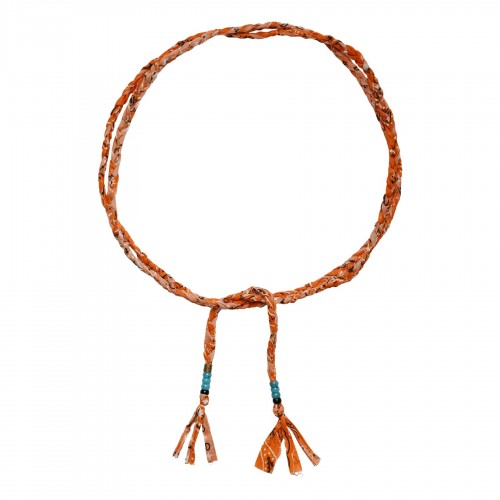 Orange long bandana belt