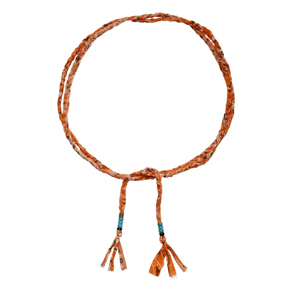 Orange long bandana belt