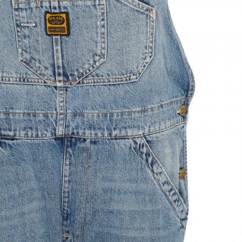 Light blue denim salopette 2
