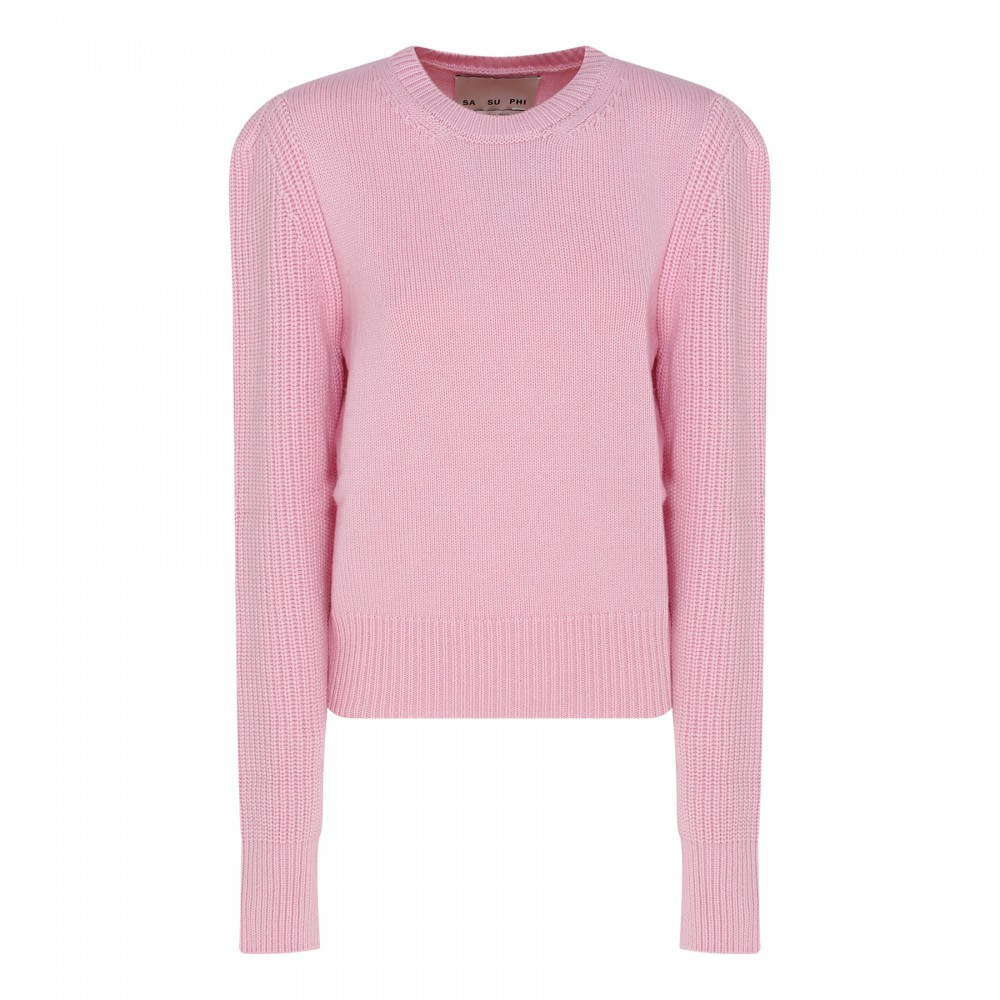 Pink cashmere sweater