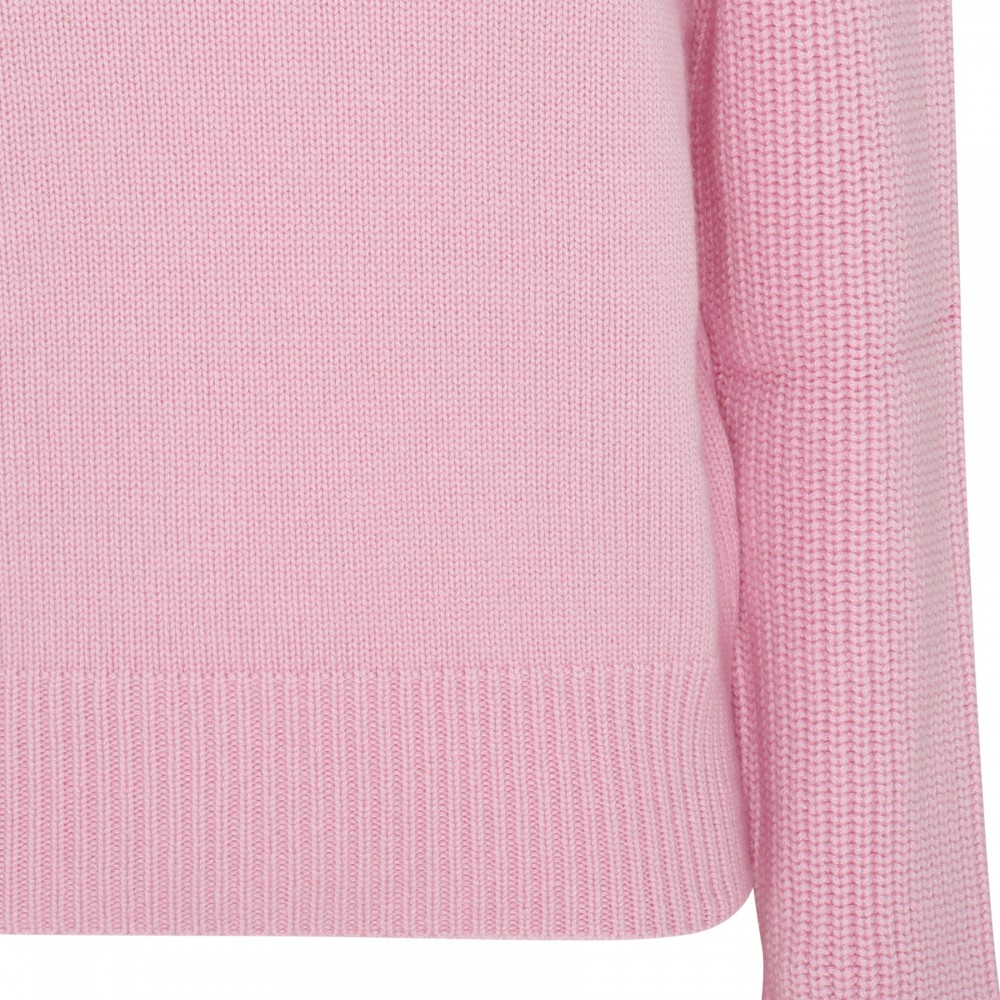 Pink cashmere sweater