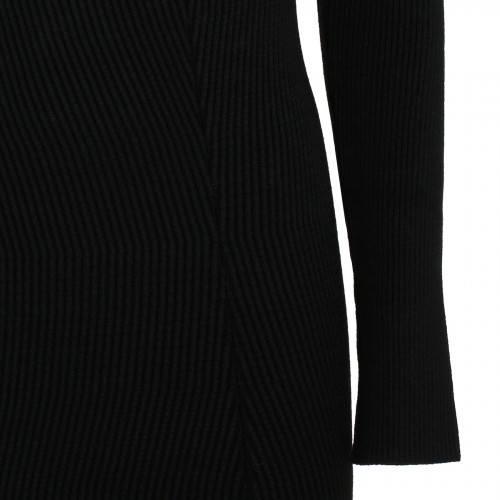 Black stretch rib cashmere... 2