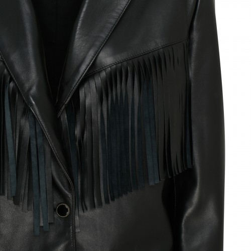 Fringed nappa blazer 2