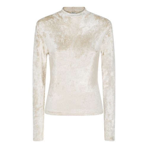 Panne crew neck sweater