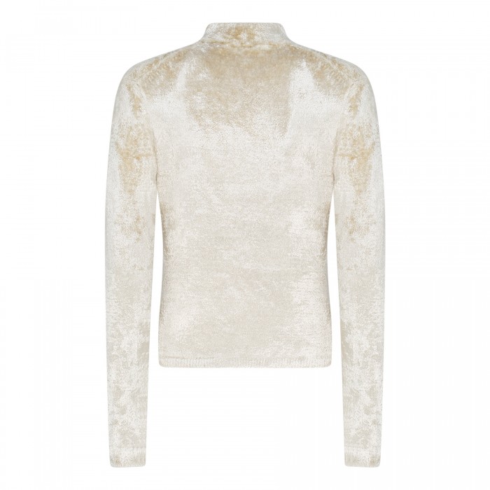 Panne crew neck sweater