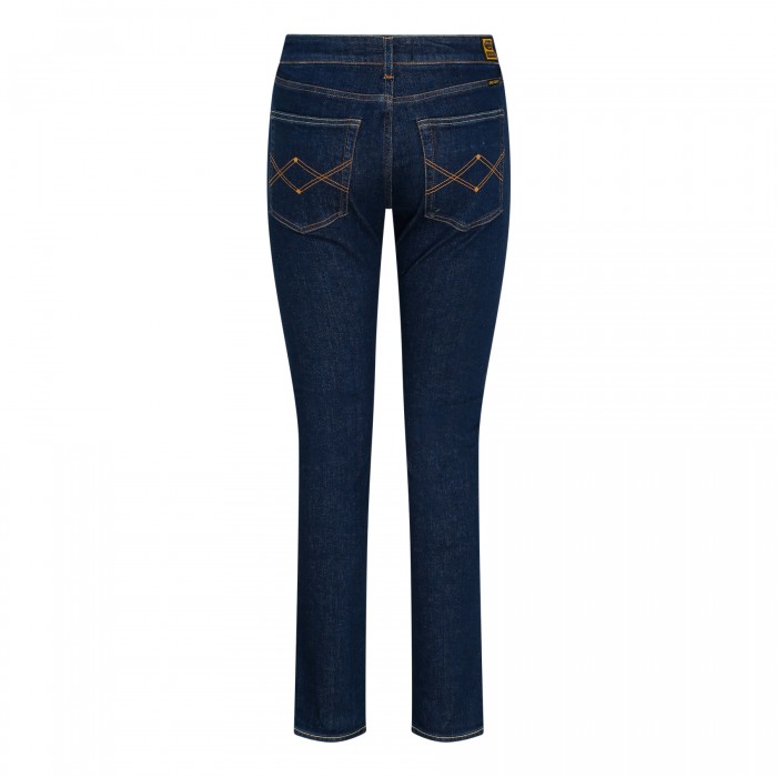 Blue skinny jeans