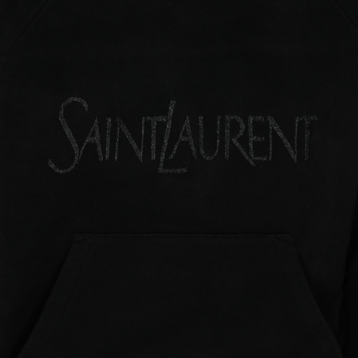 Black cotton sweatshirt