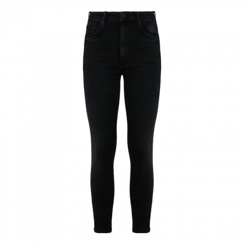 Black denim skinny jeans