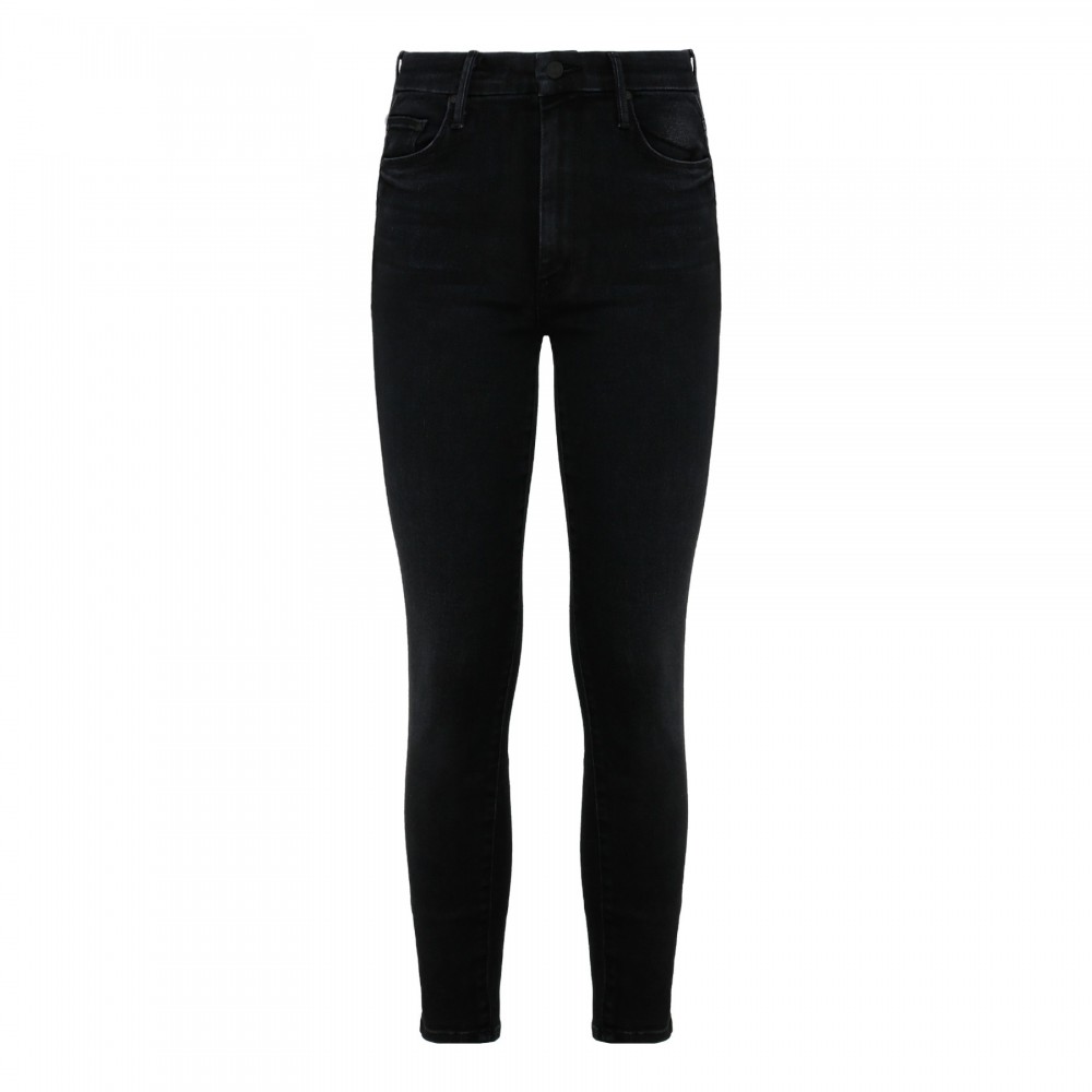 Black denim skinny jeans