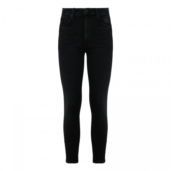 Black denim skinny jeans