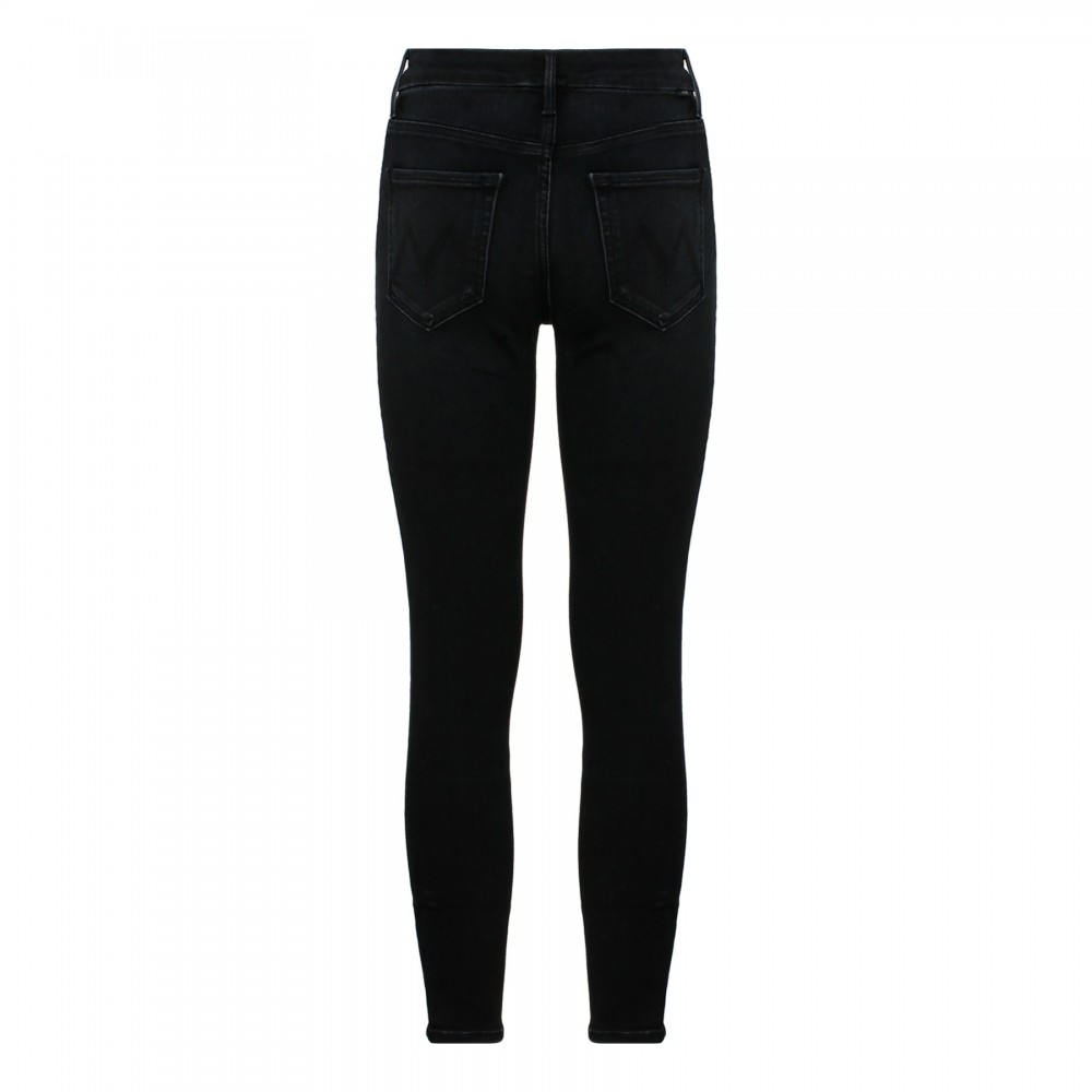Black denim skinny jeans