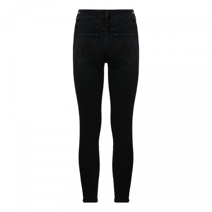Black denim skinny jeans