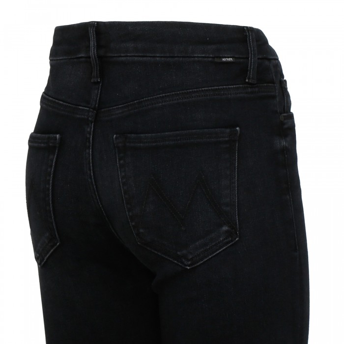 Black denim skinny jeans