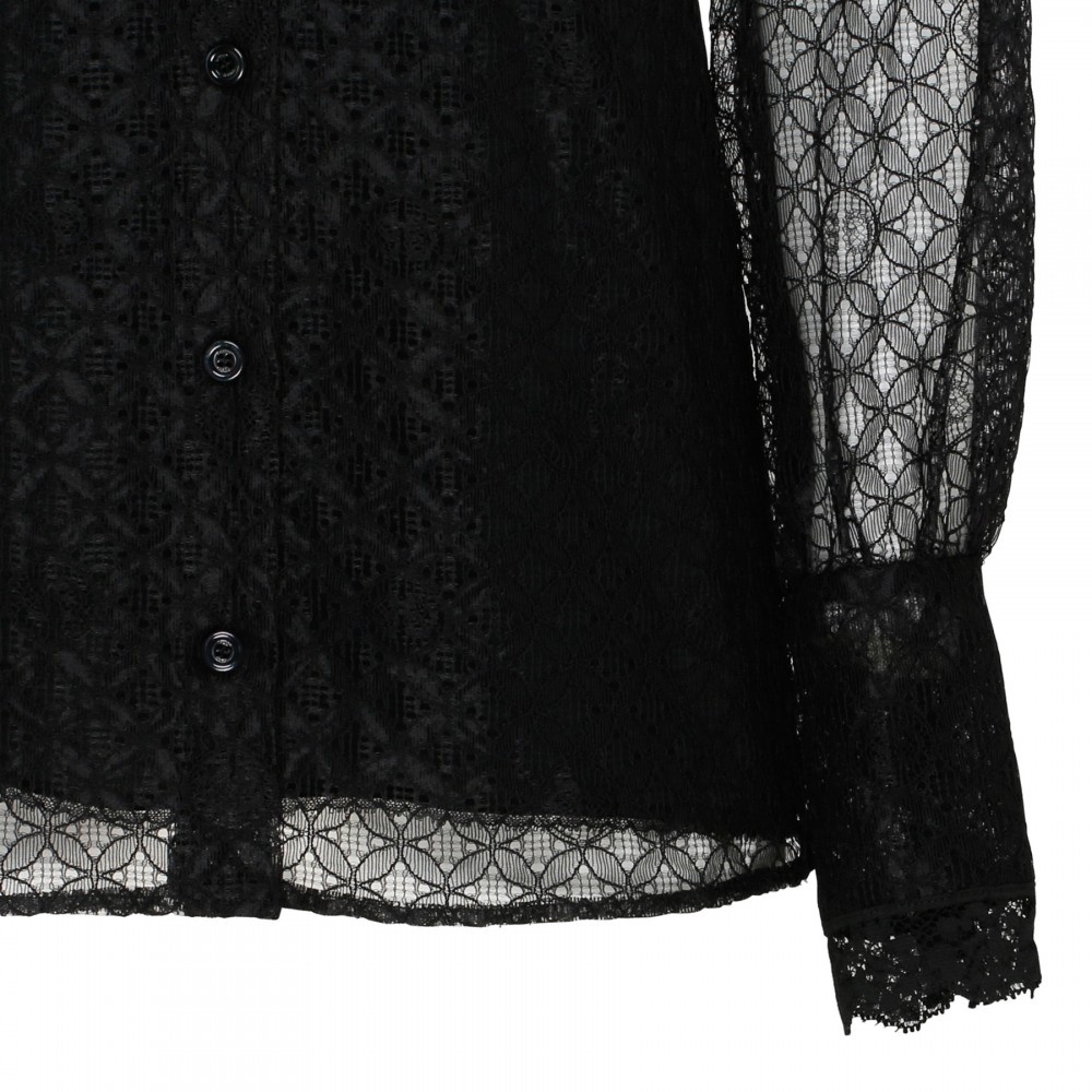 GG geometric lace shirt