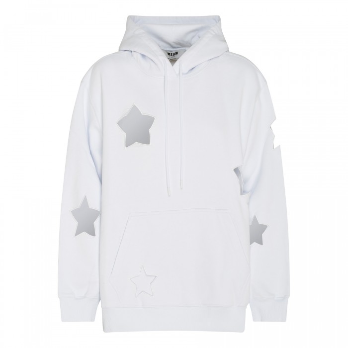 Stars white hoodie