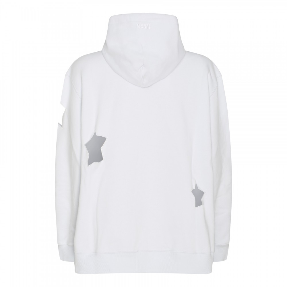 Stars white hoodie