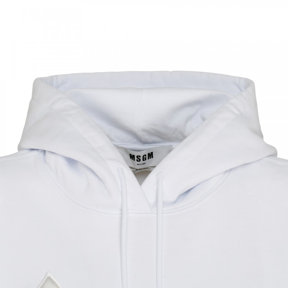 Stars white hoodie