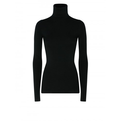 Black turtleneck sweater