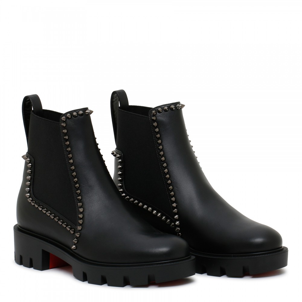 Out Lina Spike Lug booties