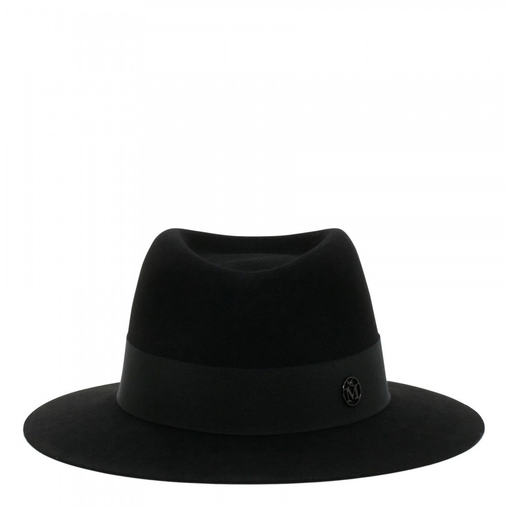 André black felt trilby hat