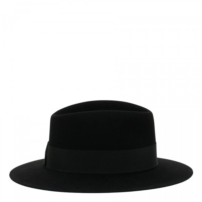 André black felt trilby hat