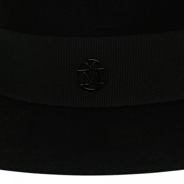 André black felt trilby hat
