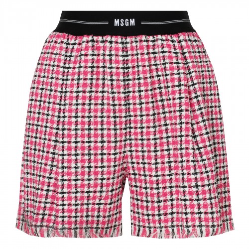 Houndstooth cotton twill...