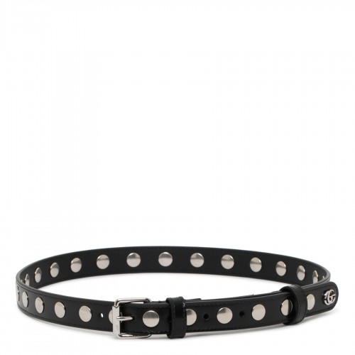 Black studded belt