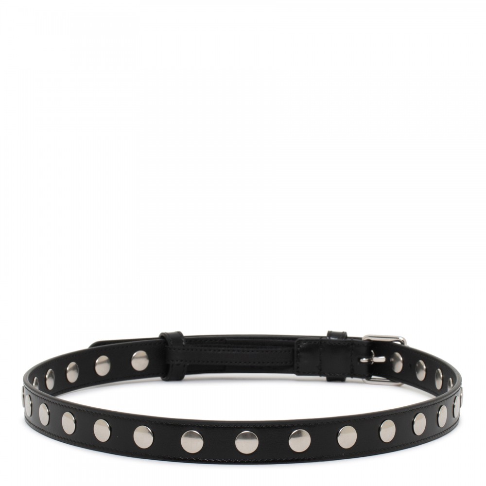 Black studded belt