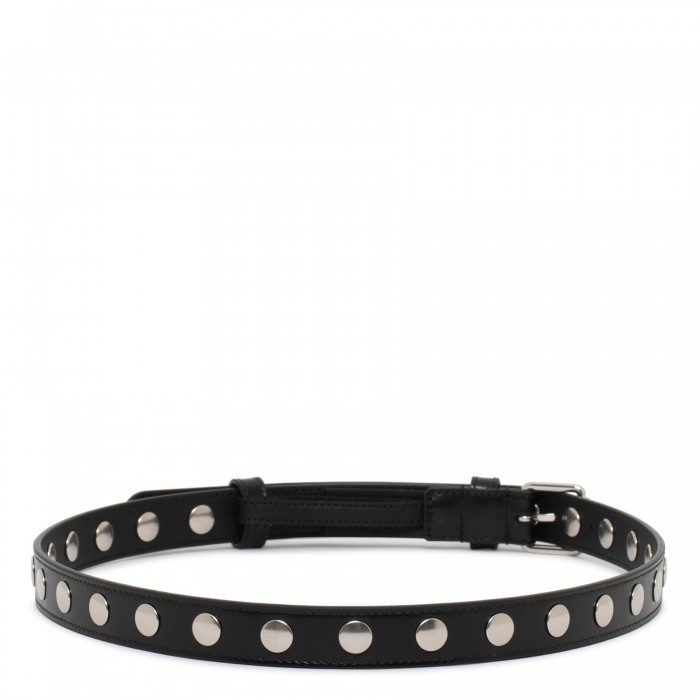 Black studded belt