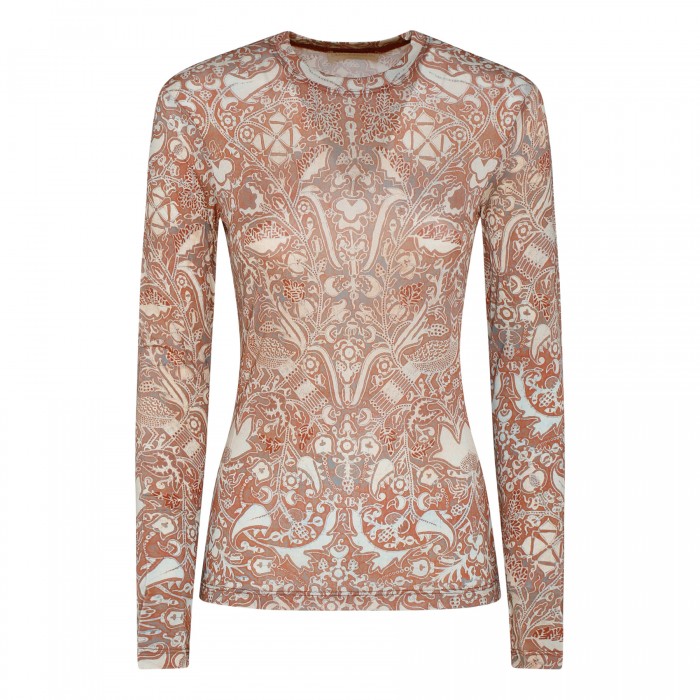 Eve pale peach top